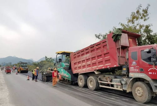筑路興區促振興 龍州聯線路面大修工程暨附屬建筑勞務分包圓滿收官